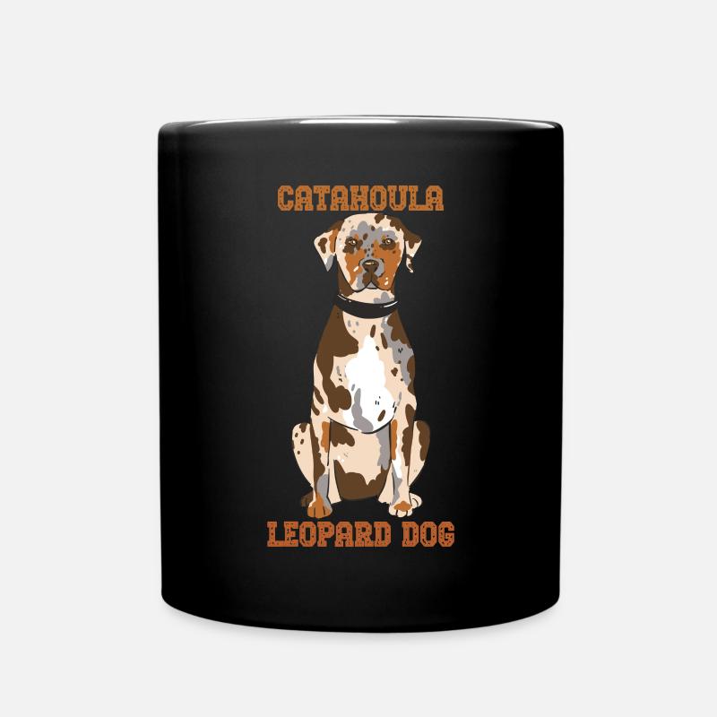 Catahoula Leopard Dog Hund Hundebesitzer Geschenk - Tasse einfarbig - Schwarz