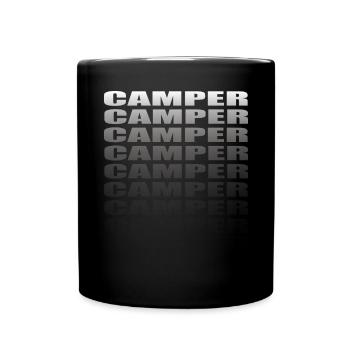 Camper Gift Idea Camping - Full Colour Mug - black - Front