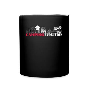 Camper Gift Idea Camping - Full Colour Mug - black - Front