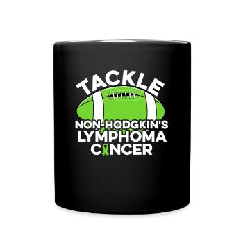 Bekämpfen Sie Non-Hodgkin-Krebs Non-Hodgkin-Lymphom - Tasse einfarbig - Schwarz - Vorne