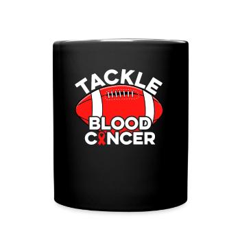 S’attaquer au cancer du sang Ruban rouge Cancer du sang - Mug uni - noir - Devant
