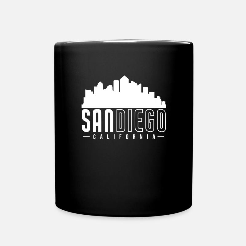 San Diego - Full Colour Mug - black