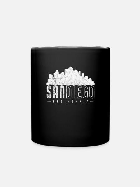 San Diego Kalifornien USA Urlaub Amerika Geschenk - Tasse einfarbig - Schwarz