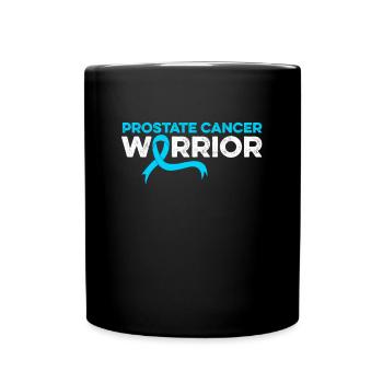 Prostate Cancer Warrior Dad Husband Prostate - Full Colour Mug - black - Front
