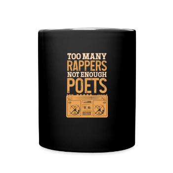 Hip Hop Rap Musik Rapper Hiphop Geschenk - Tasse einfarbig - Schwarz - Vorne