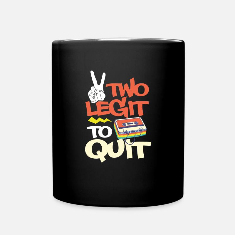 Hip Hop Rap Musik Rapper Hiphop Geschenk - Tasse einfarbig - Schwarz