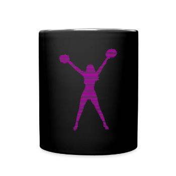 cheerleading - Mug uni - noir - Devant
