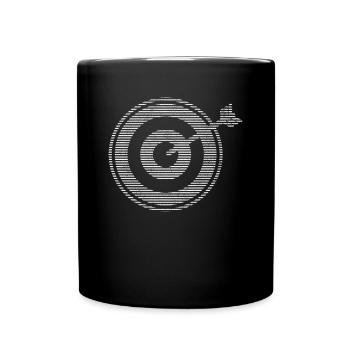 Dart - Tasse einfarbig - Schwarz - Vorne