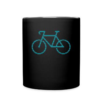 Bicyclette - Mug uni - noir - Devant