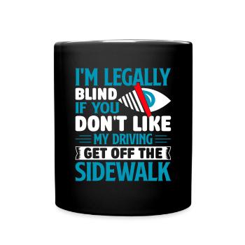 Legal Blind - Full Colour Mug - black - Front