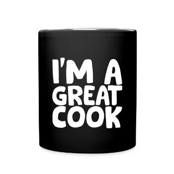 I'm A Great Cook - Tasse einfarbig - Schwarz - Vorne