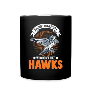 Falcon Gift Falcon Breeding Falcon Breeder Falconer - Full Colour Mug - black - Front