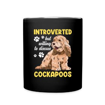 Cockapoo Chien - Mug uni - noir - Devant