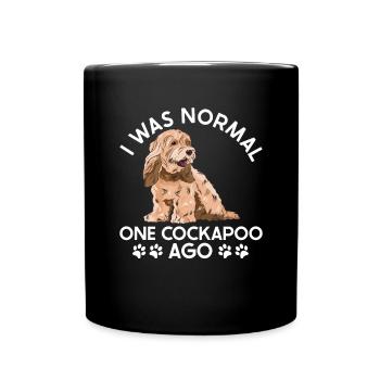 Cockapoo Dog - Full Colour Mug - black - Front