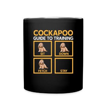 Cockapoo Chien - Mug uni - noir - Devant