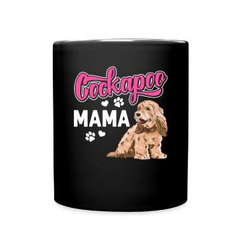 Cockapoo Dog - Full Colour Mug - black - Front