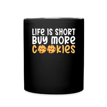 Cookie Lover Gifts - Full Colour Mug - black - Front