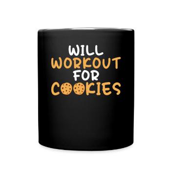 Cookie Lover Gifts - Full Colour Mug - black - Front