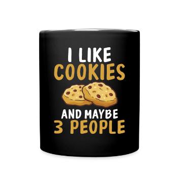 Cookie Lover Gifts - Full Colour Mug - black - Front