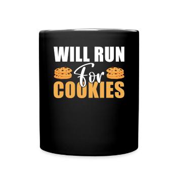 Cadeaux Cookie Lover - Mug uni - noir - Devant