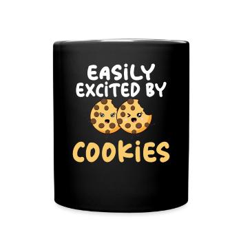 Cookie Lover Gifts - Full Colour Mug - black - Front