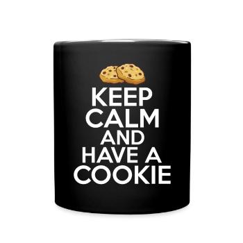 Cookie Lover Gifts - Full Colour Mug - black - Front