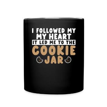Keksliebhaber Geschenke - Tasse einfarbig - Schwarz - Vorne