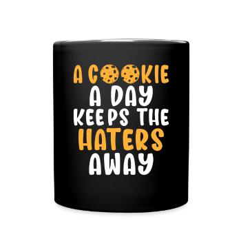 Cadeaux Cookie Lover - Mug uni - noir - Devant