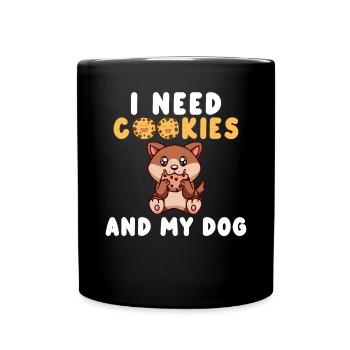 Cadeaux Cookie Lover - Mug uni - noir - Devant