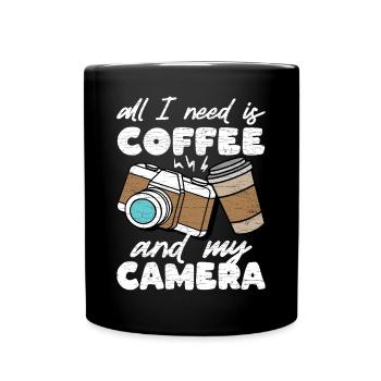 Photograph Photographie - Tasse einfarbig - Schwarz - Vorne