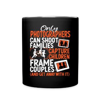Photograph Photographie Fotograf Fotografie - Tasse einfarbig - Schwarz - Vorne