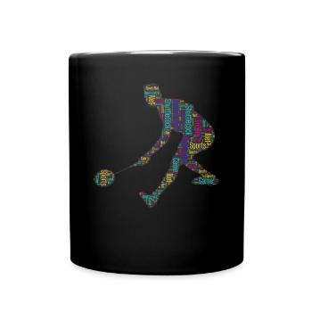 Joueurs de badminton - Mug uni - noir - Devant
