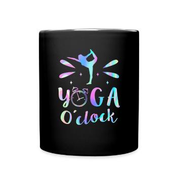 YO:GA O’Clock Yoga - Mug uni - noir - Devant