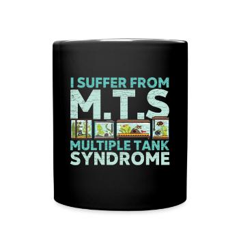 Aquarium Fish Tank Aquarist - Tasse einfarbig - Schwarz - Vorne