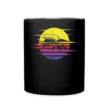 Camper Gift Idea Camping - Full Colour Mug - black - Front