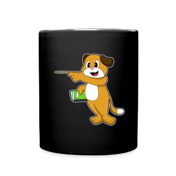 École de bâtons pointeurs pour enseignants chiens - Mug uni - noir - Devant