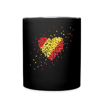 Drapeau espagnol Espagne España Drapeau espagnol - Mug uni - noir - Devant