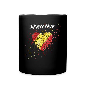 Espagne Espagnol Drapeau espagnol Drapeau Espagnefan - Mug uni - noir - Devant