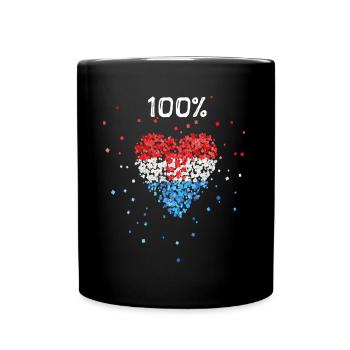 Croatia Hrvatska Flag Croatian flag Croat - Full Colour Mug - black - Front