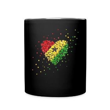 Ghana Ghana Flag GhanaFlag Ghanese Ghanesin - Full Colour Mug - black - Front
