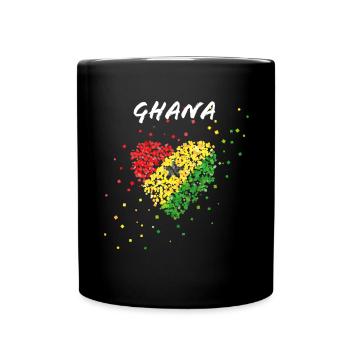 Ghana Afrique GhanaFlag GhanaFlag Ghanese - Mug uni - noir - Devant