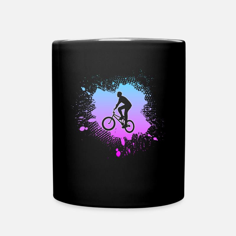 Le BMX - Mug uni - noir