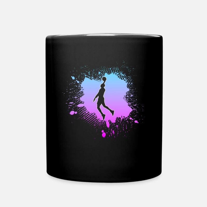 Basketball - Tasse einfarbig - Schwarz