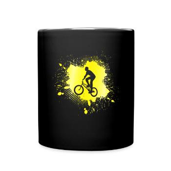 bmx - Tasse einfarbig - Schwarz - Vorne