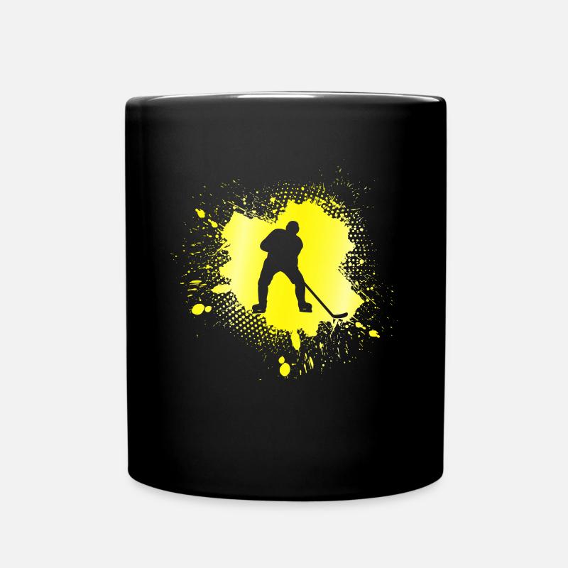 Eishockey - Tasse einfarbig - Schwarz
