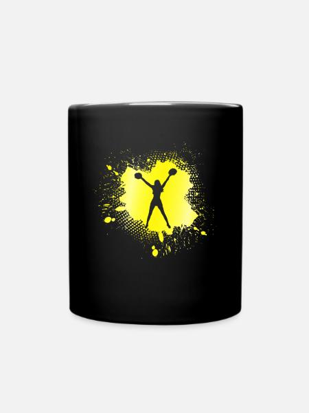 cheerleading - Tasse einfarbig - Schwarz