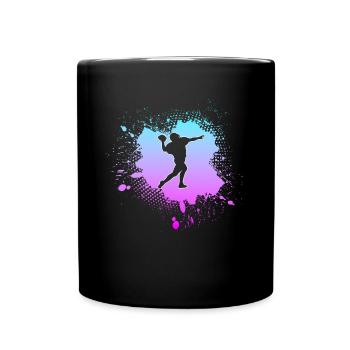 Football américain - Mug uni - noir - Devant