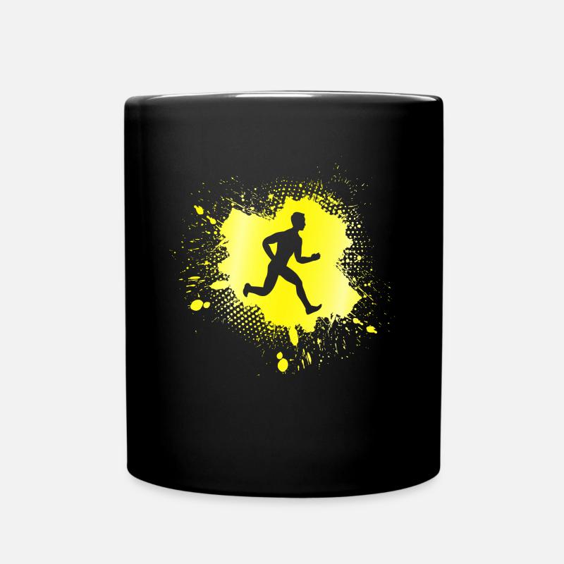 Joggen - Tasse einfarbig - Schwarz