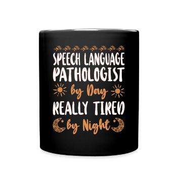 Speech Therapist Therapy Assistant - Tasse einfarbig - Schwarz - Vorne