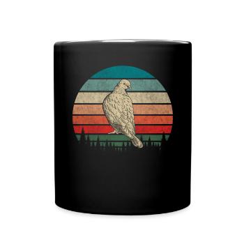 Drôle de pigeon Fancier & Pigeons Whisperer Pigeon voyageur - Mug uni - noir - Devant